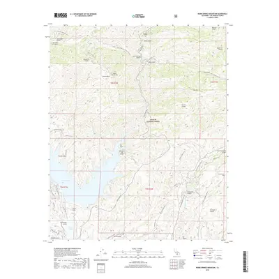 2018 Map of Warm Springs Mountain, 2018 Print