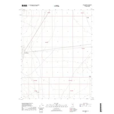 2018 Map of Warm Springs, 2018 Print