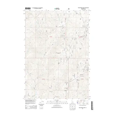 2013 Map of Warm Springs Point, 2013 Print
