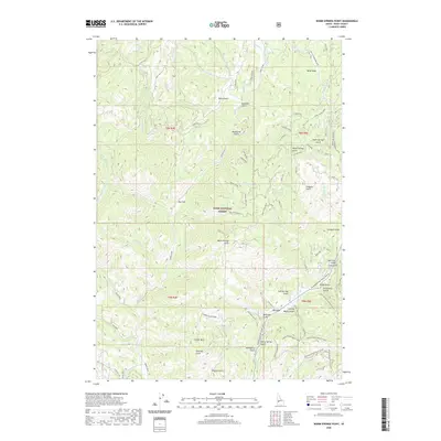 2020 Map of Warm Springs Point, 2020 Print