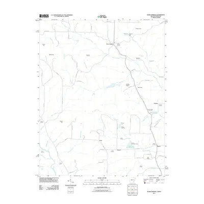 2011 Map of Warm Springs, 2011 Print