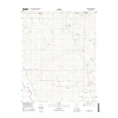 2014 Map of Warm Springs, 2014 Print