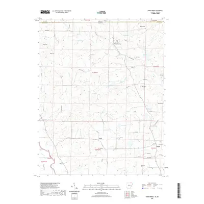 2020 Map of Warm Springs, 2020 Print