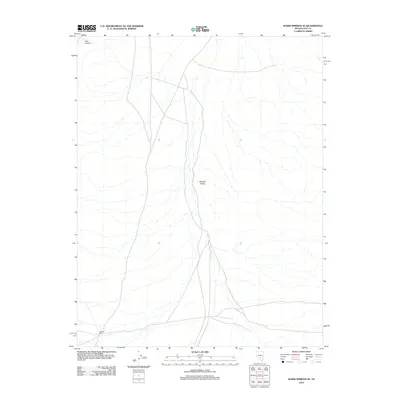 2012 Map of Warm Springs SE, 2012 Print