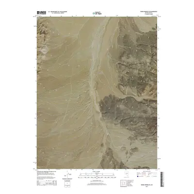 2014 Map of Warm Springs SE, 2014 Print