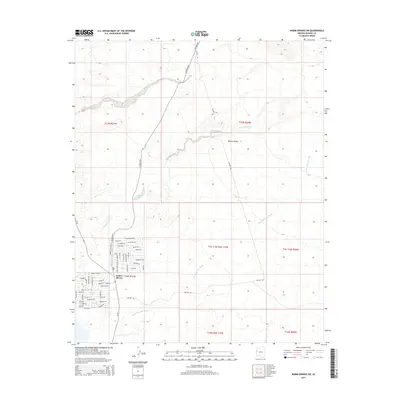 2014 Map of Warm Springs SW, 2014 Print