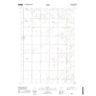 2017 Map of Warner, 2017 Print