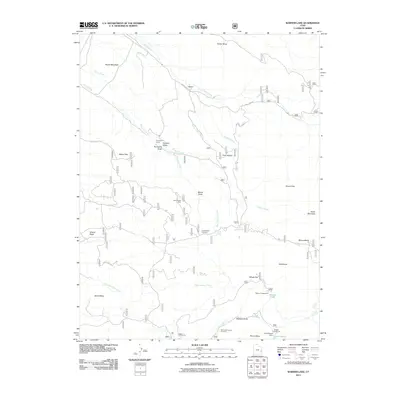 2011 Map of Warner Lake, 2011 Print