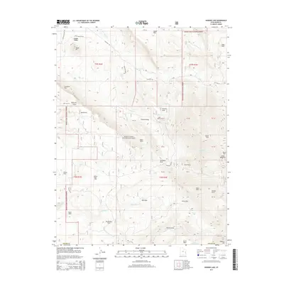 2014 Map of Warner Lake, 2014 Print