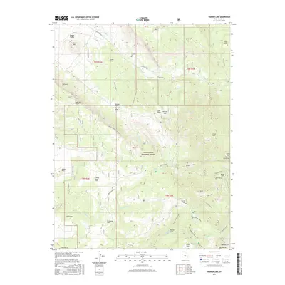 2017 Map of Warner Lake, 2017 Print