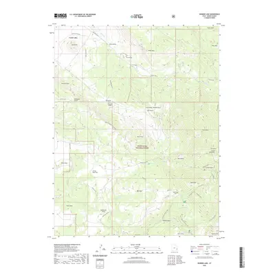 2020 Map of Warner Lake, 2020 Print