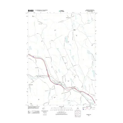 2012 Map of Warner, 2012 Print