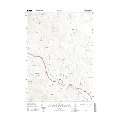 2015 Map of Warner, 2015 Print