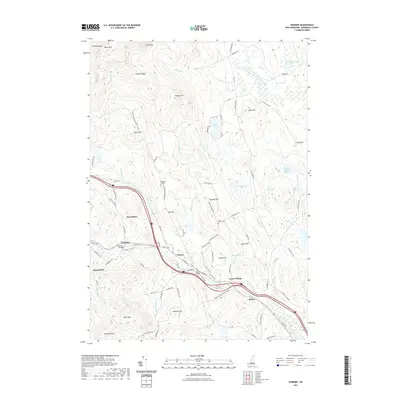 2021 Map of Warner, 2021 Print