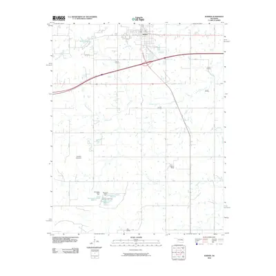 2010 Map of Warner, 2010 Print