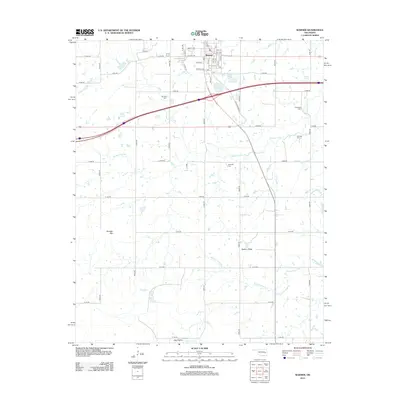 2012 Map of Warner, 2012 Print