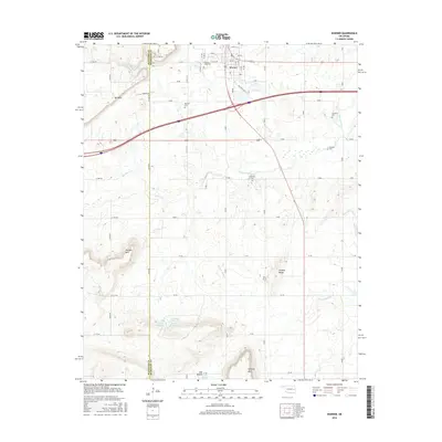 2016 Map of Warner, 2016 Print