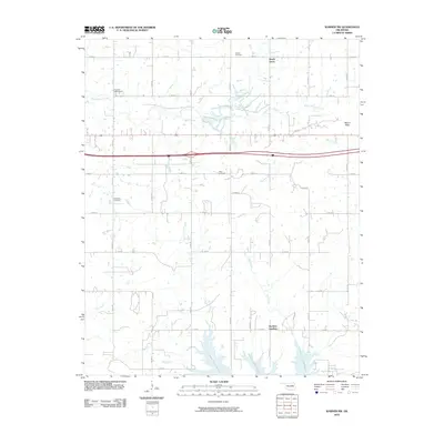 2010 Map of Warner NW, 2010 Print
