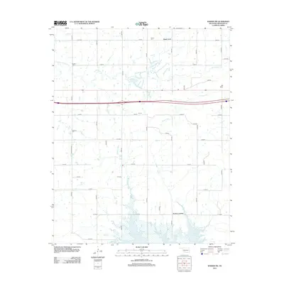2012 Map of Warner NW, 2012 Print