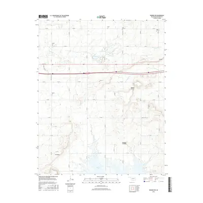 2016 Map of Warner NW, 2016 Print