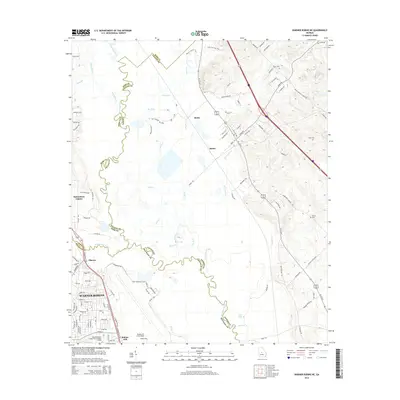 2014 Map of Warner Robins NE, 2014 Print
