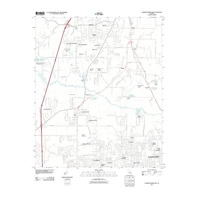 2011 Map of Warner Robins NW, 2011 Print