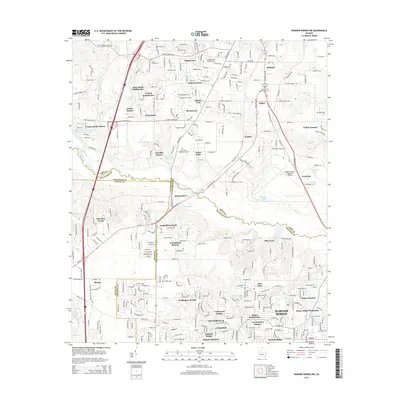2014 Map of Warner Robins NW, 2014 Print