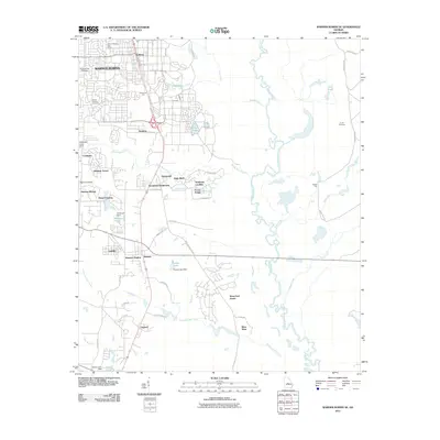 2011 Map of Warner Robins SE, 2011 Print