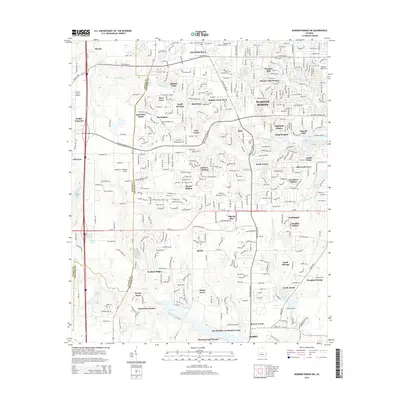 2014 Map of Warner Robins SW, 2014 Print