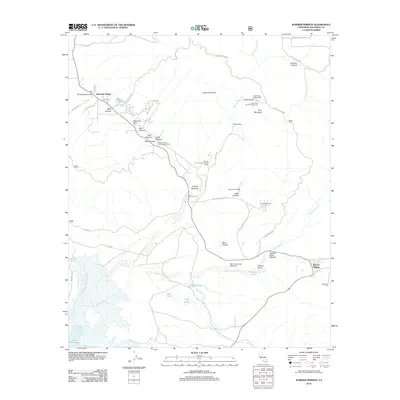 2012 Map of Warner Springs, 2012 Print