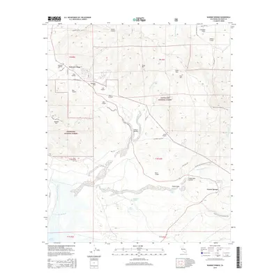 2015 Map of Warner Springs, 2015 Print