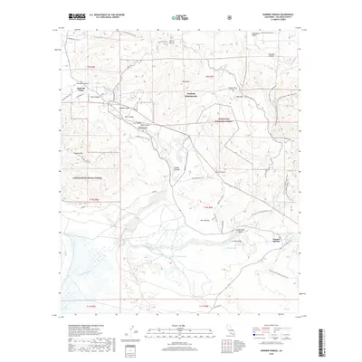 2018 Map of Warner Springs, 2018 Print