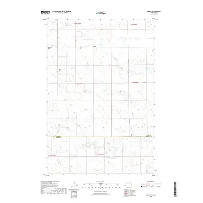 2017 Map of Warnke Hill, 2017 Print