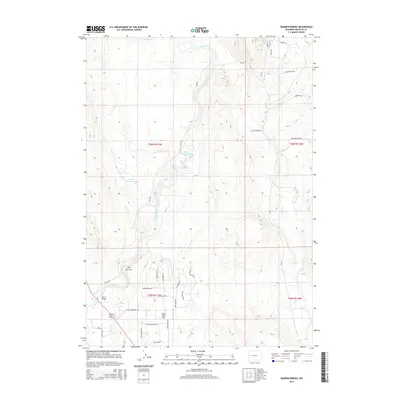 2015 Map of Warren Bridge, 2015 Print