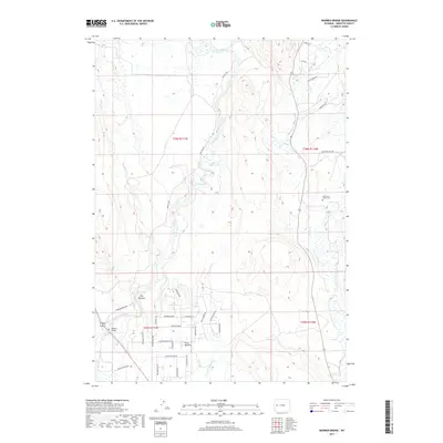 2017 Map of Warren Bridge, 2017 Print