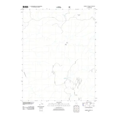 2011 Map of Warren Canyon, 2011 Print