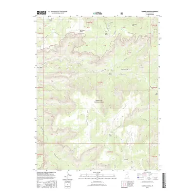 2017 Map of Warren Canyon, 2017 Print