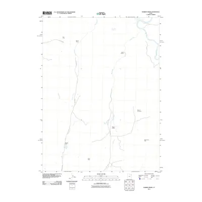 2011 Map of Warren Draw, 2011 Print