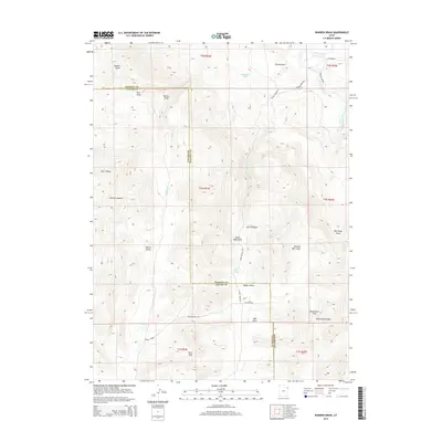 2014 Map of Warren Draw, 2014 Print