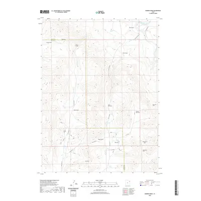 2020 Map of Warren Draw, 2020 Print