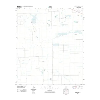 2010 Map of Warren Lake, 2010 Print