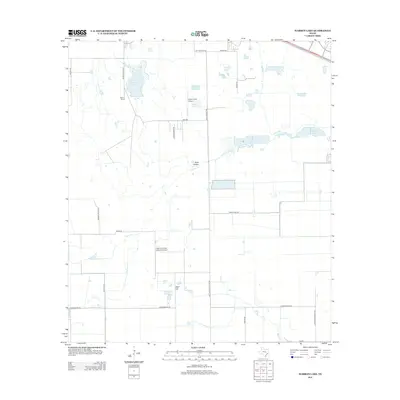 2013 Map of Warren Lake, 2013 Print