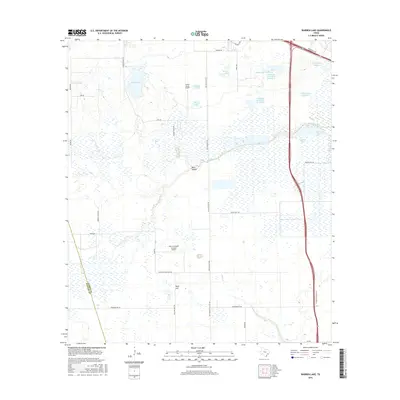 2016 Map of Warren Lake, 2016 Print