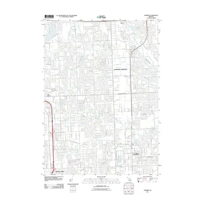 2011 Map of Warren, 2011 Print
