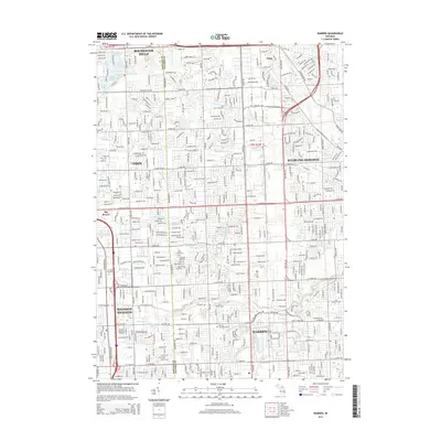 2014 Map of Warren, 2014 Print