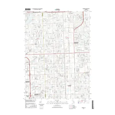 2017 Map of Warren, 2017 Print