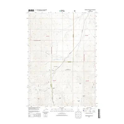 2013 Map of Warren Mountain, 2013 Print