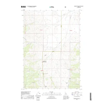 2020 Map of Warren Mountain, 2020 Print