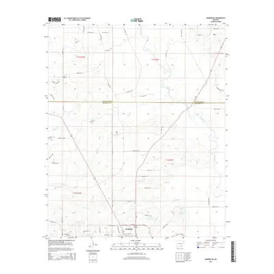 2014 Map of Warren NE, 2014 Print