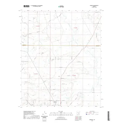 2020 Map of Warren NE, 2020 Print